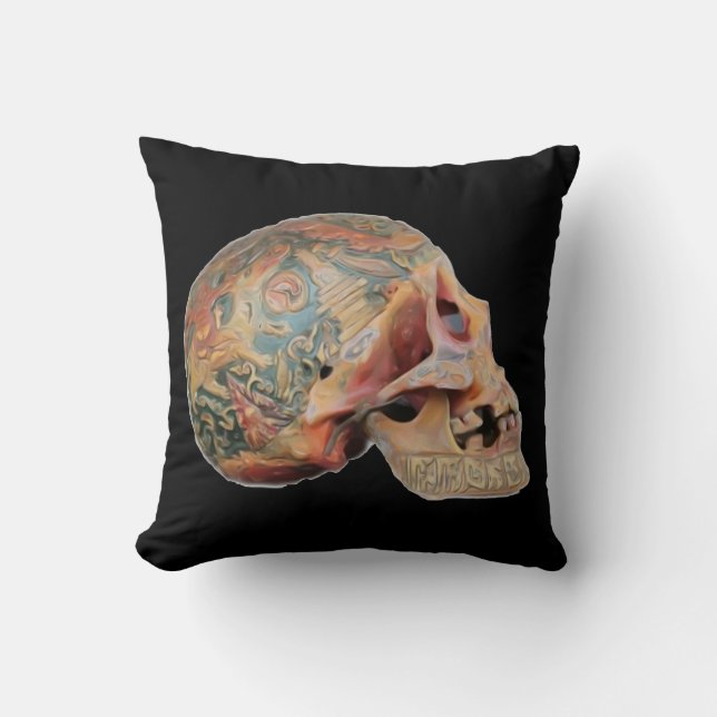 Tibetan skull cushion (Front)