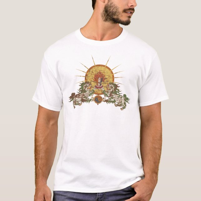 Tibetan Snow Lion T-Shirt (Front)