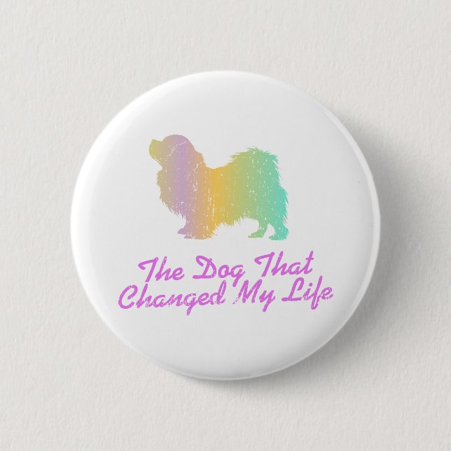 Tibetan Spaniel 6 Cm Round Badge (Front)