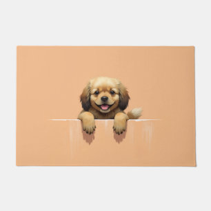 Tibetan Spaniel Doormat Art