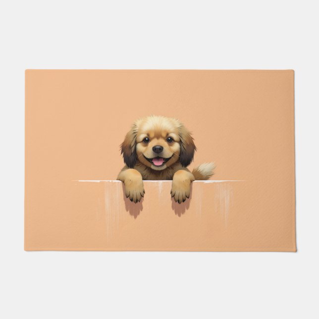 Tibetan Spaniel Doormat Art (Front)