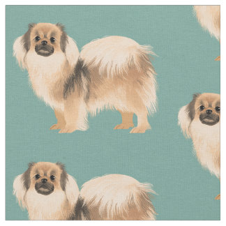 Tibetan Spaniel Fabric