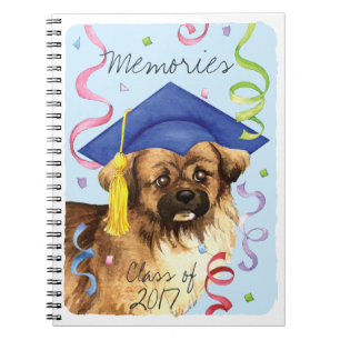 Tibetan Spaniel Graduate Spiral Notebook