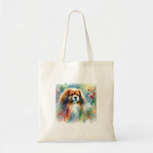 Tibetan Spaniel in a Serene Light 270824AREF136 - Tote Bag
