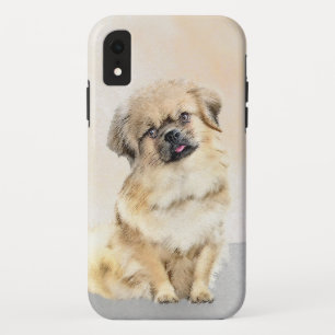 Tibetan Spaniel Painting - Cute Original Dog Art Case-Mate iPhone Case