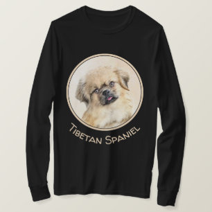 Tibetan Spaniel Painting - Cute Original Dog Art T-Shirt