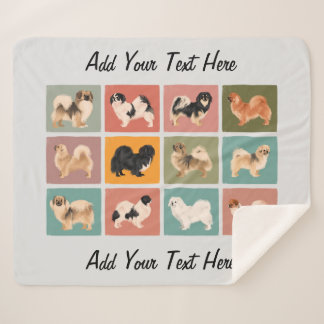 Tibetan Spaniel Sherpa Blanket