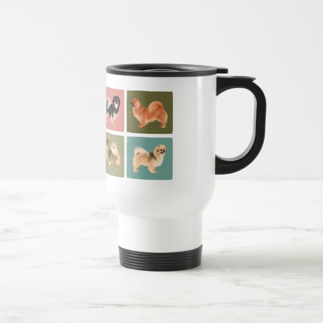 Tibetan Spaniel Travel Mug (Right)