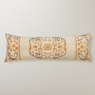 Tibetan Tan Yellow Brown Body Cushion