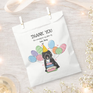 Tibetan Terrier Birthday Thank You Favour Bag