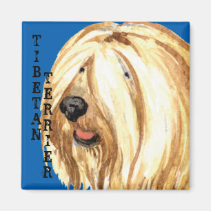 Tibetan Terrier Colour Block Magnet