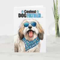 Tibetan Terrier Dog Coolest Dad Father's Day