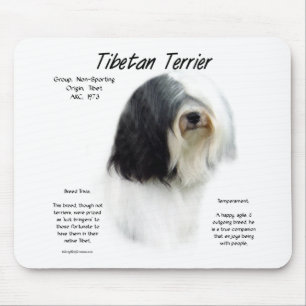 Tibetan Terrier History; I Love Tibetan Terriers; Mouse Pad
