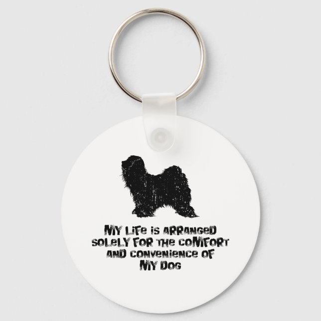 Tibetan Terrier Key Ring (Front)