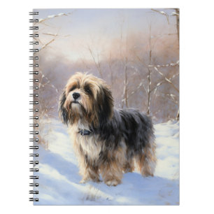Tibetan Terrier Let It Snow Christmas  Notebook