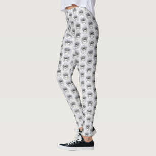 Tibetan Terrier Painting - Cute Original Dog Art Leggings