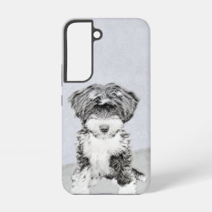 Tibetan Terrier Painting - Cute Original Dog Art Samsung Galaxy Case