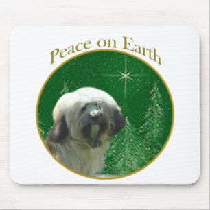 Tibetan Terrier Peace Mouse Pad