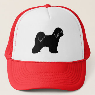 Tibetan Terrier Silhouette Trucker Hat