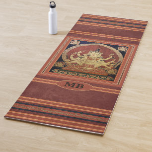 Tibetan Thangka of Guhyasamaja Akshobhyavajra Yoga Mat