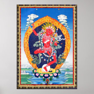 Tibetan Thangka Vajravarahi Poster Print