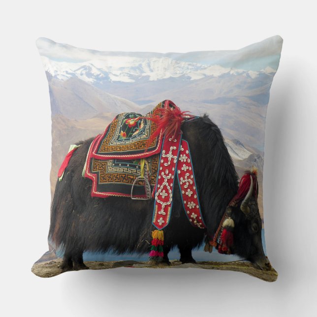 Tibetan Yak Cushion (Front)