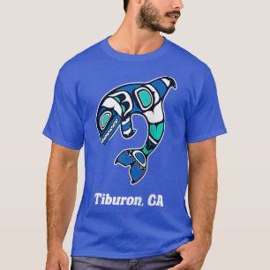 Tiburon CA Native American Tribal Orca Killer Whal T-Shirt