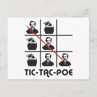 TIC-TAC-POE POSTCARD