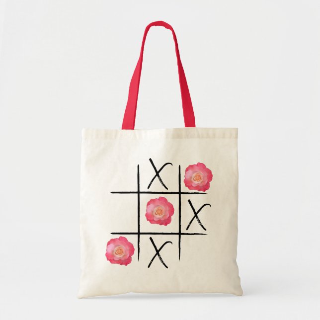 Tic-Tac-Rose Tote Bag (Front)