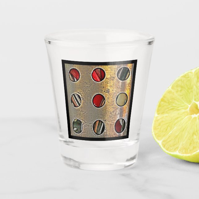 Tic Tac Shot Glass (Front)