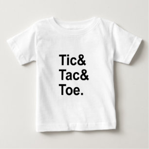Tic Tac Toe Fun Paper & Pencil Game Baby T-Shirt