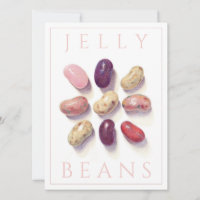 TIC TAC TOE JELLY BEANS 5.5x7.5 Flat Card