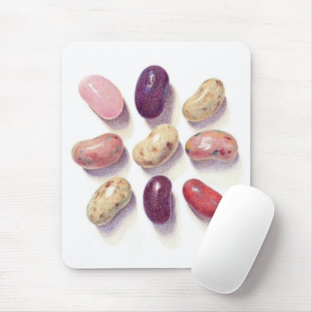 TIC TAC TOE JELLY BEANS Mousepad (With Mouse)