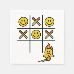Tic Tac Toe Napkin