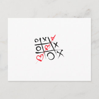 tic-tac-toe postcard