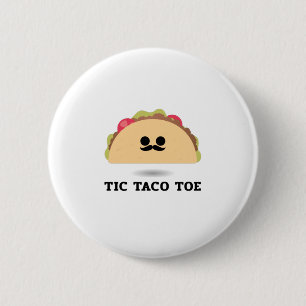 Tic Taco Toe 6 Cm Round Badge