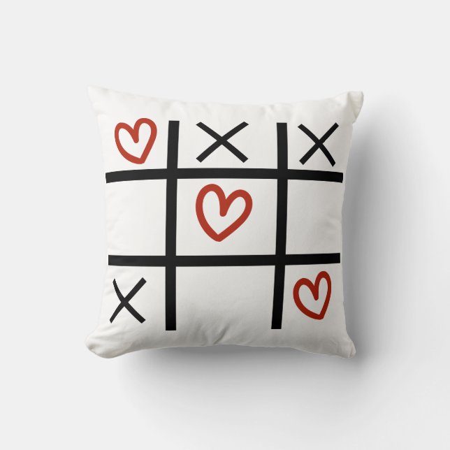 Tic Toe Pillow (Front)