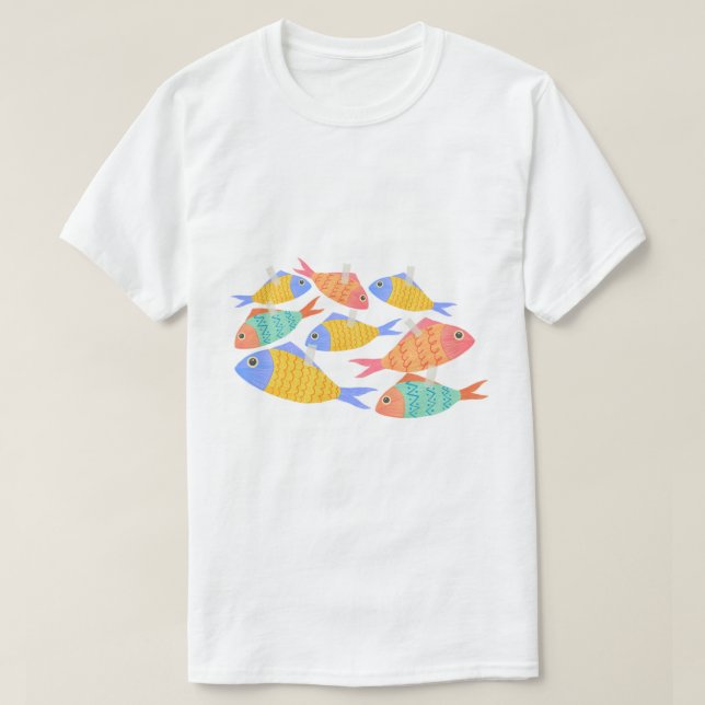 Tichert for men fich coloris  T-Shirt (Design Front)