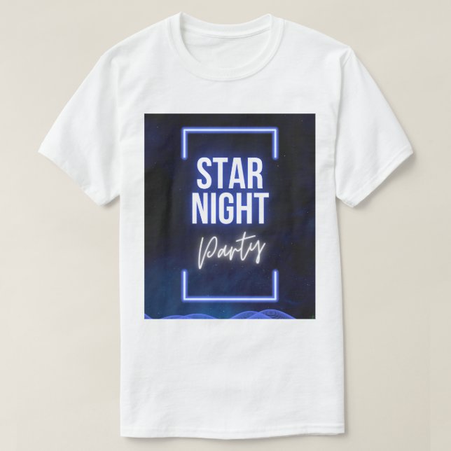 Tichert for men night  T-Shirt (Design Front)