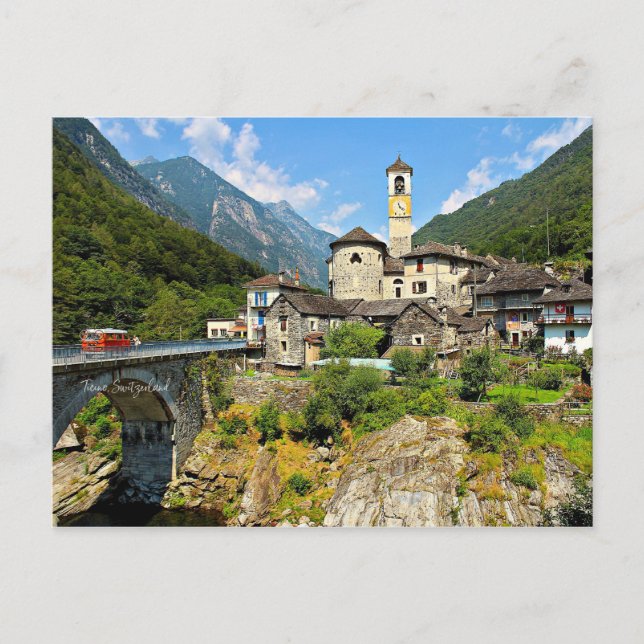 Ticino, Switzerland landscape photograph Postcard (Front)