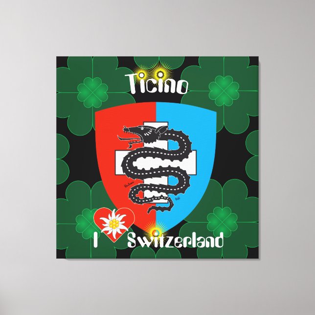Ticino Switzerland Suisse Svizzera Svizra Canvas Print (Front)
