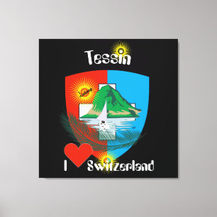 Ticino Switzerland Suisse Svizzera Svizra Leinwand Canvas Print