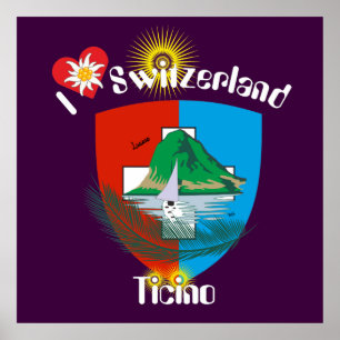 Ticino Switzerland Suisse Svizzera Svizra Poster