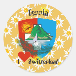 Ticino Switzerland Suisse Svizzera Svizra Sticker