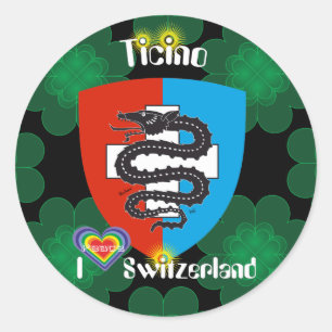Ticino Switzerland Suisse Svizzera Svizra Sticker
