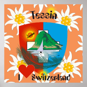 Ticino Switzerland Suisse Svizzera Svizzera Poster