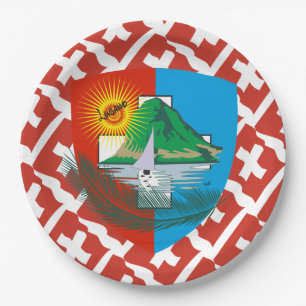 Ticino - Switzerland - Svizzera Paper Plate