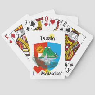 Ticino - Switzerland - Svizzera Playing Cards