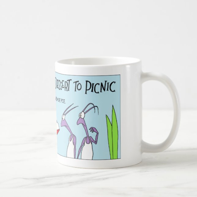 Tick brings dessert coffee mug (Right)