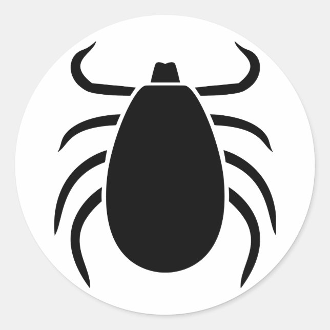 Tick Classic Round Sticker (Front)